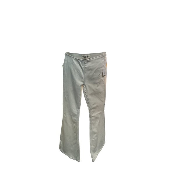 Free People Ivory Stretch Flared Jeans Size 27 Cotton Blend Womens NWT - Picture 6 of 6